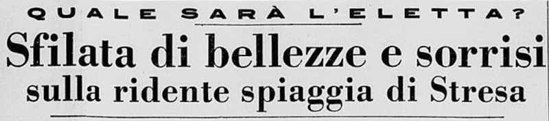 1948 09 26 Nuova Stampa Miss Italia