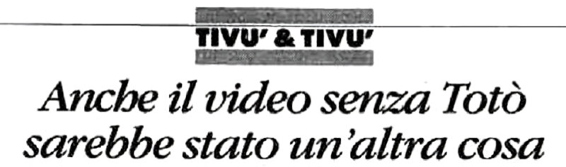 1993 11 20 La Stampa Toto Un altro pianeta TV intro