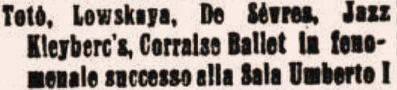 1926 11 26 Il Messaggero Umberto intro