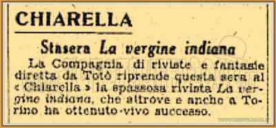 1934 05 22 La Stampa La vergine indiana L