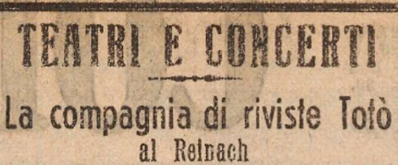 1934 12 01 Gazzetta di Parma Compagnia Compagnia Toto intro