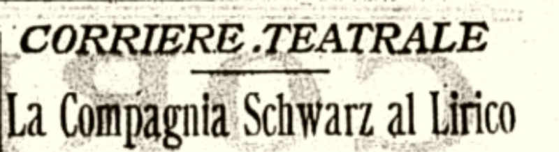 1930 10 19 Corriere della Sera Compagnia Schwarz intro