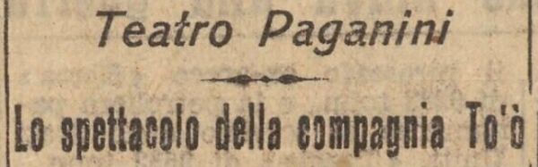 1941 11 20 Gazzetta di Parma Compagnia Toto intro