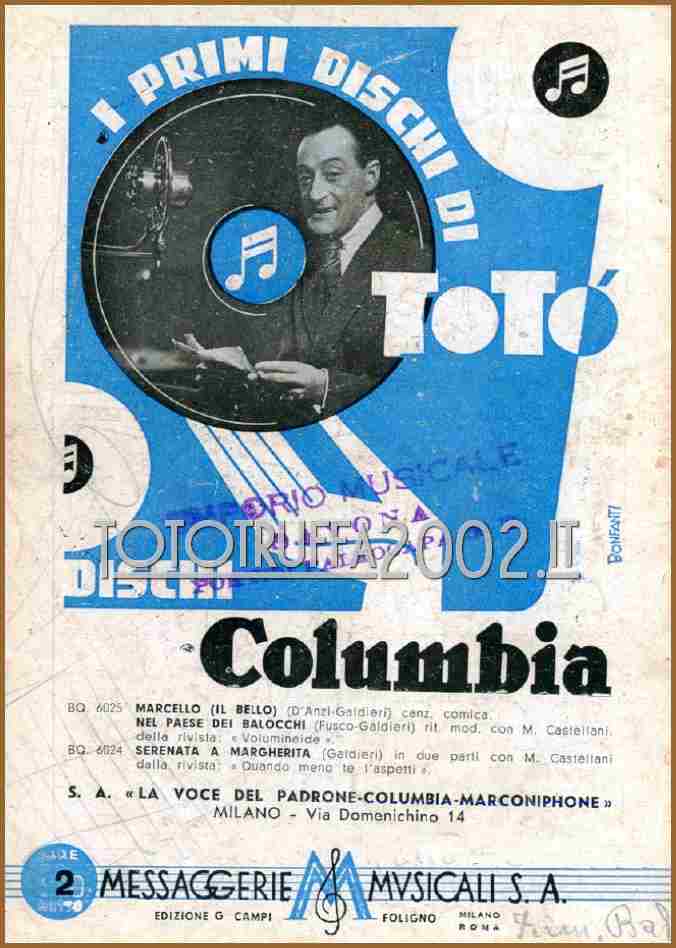 1942 05 01 Canzoniere della Radio Toto Musica L