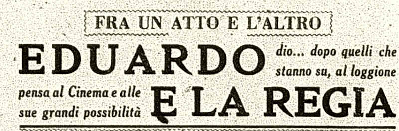 1949 11 19 Cine Sport Napoli Milionaria intro