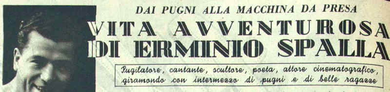 1941 05 10 Film Erminio Spalla intro