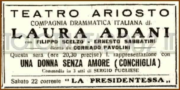 1941 11 Il Solco Fascista Laura Adani