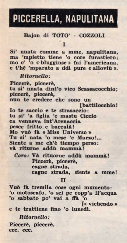 1959 06 21 Sorrisi e Cnzoni Toto Piccirella