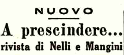 1957 02 06 Corriere della Sera A prescindere intro
