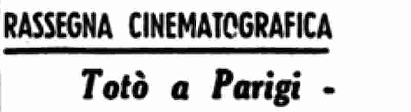 1958 10 25 Corriere della Sera Toto a Parigi intro