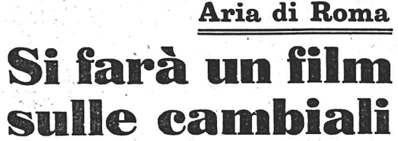1959 04 21 Corriere della Sera La Cambiale intro