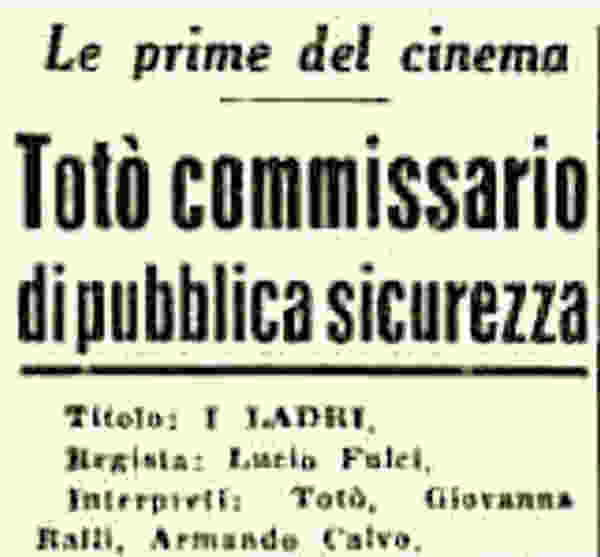 1959 08 26 Il Messaggero I ladri intro
