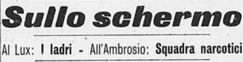 1959 08 26 La Stampa I ladri intro