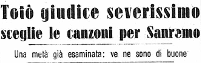 1959 11 24 La Stampa Toto Sanremo intro