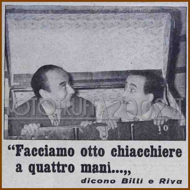 1952 03 16 Domenica del Corriere Billi e Riva intro