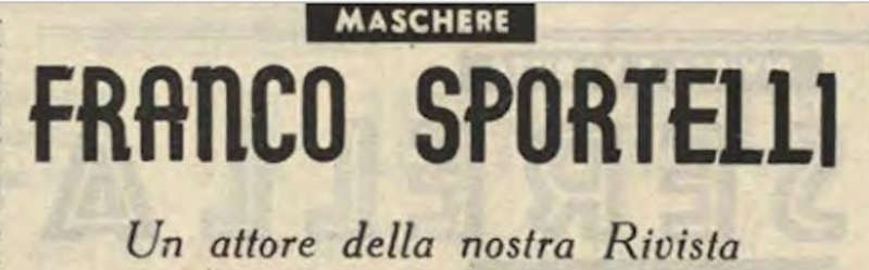 1953 05 06 Film d Oggi Franco Sportelli intro