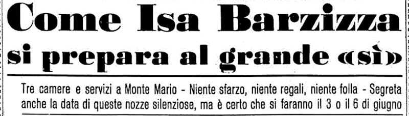 1953 05 23 Stampa Sera Isa Barzizza intro