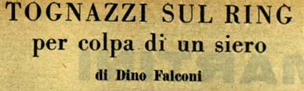 1956 Epoca Rivista Ugo Tognazzi Raimondo Vianello intro