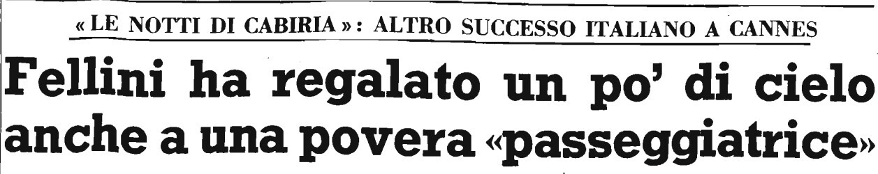 1957 05 12 Gazzetta del Popolo Federico Fellini intro