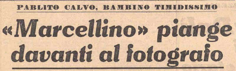 1958 03 01 Il Piccolo Pablito Calvo intro