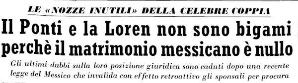 1959 01 04 Gazzetta del Popolo Loren Ponti intro