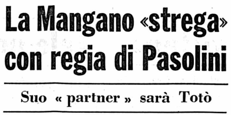 1966 09 28 Corriere della Sera Le streghe intro