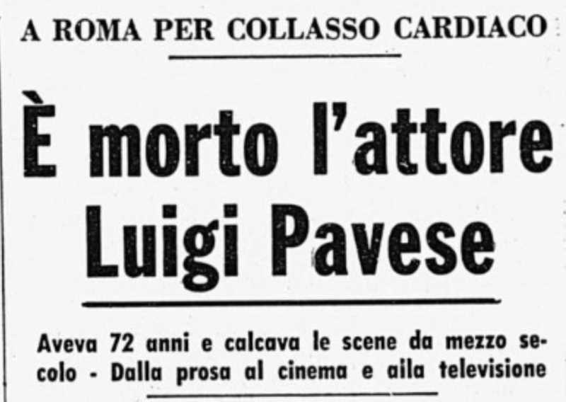 1969 12 14 Corriere della Sera Luigi Pavese morte