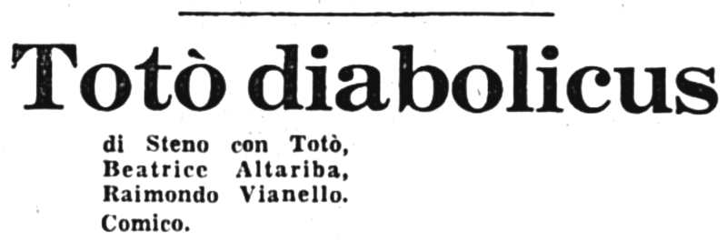 1962 04 30 Corriere della Sera Toto diabolicus intro