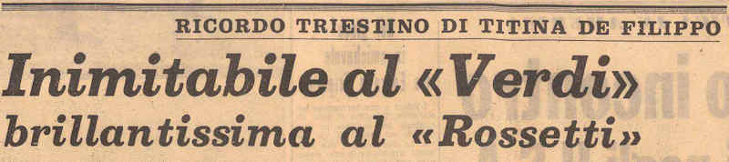 1963 12 30 Piccolo di Trieste Titina De Filippo morte intro