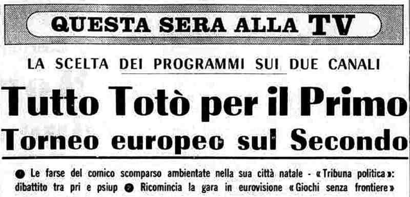 1967 06 15 La Stampa Tuttototo intro