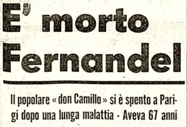 1971 02 27 Corriere della Sera Ferandel morte intro