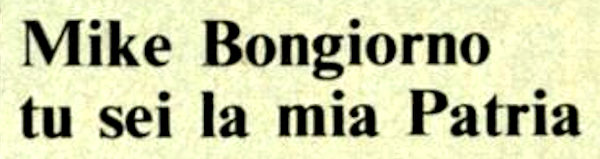 1972 11 05 Epoca Mike Bongiorno intro