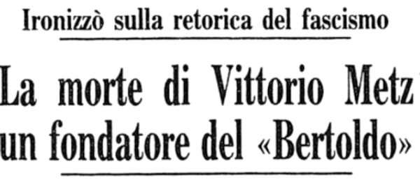 1984 03 05 Corriere della Sera Vittorio Metz morte intro