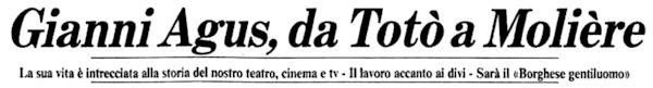 1984 11 04 La Stampa Gianni Agus intro