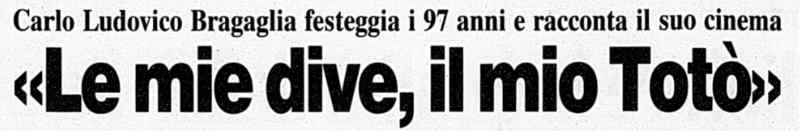 1991 06 16 Corriere Della Sera Carlo L Bragaglia Toto intro