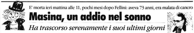 1994 03 24 La Stampa Giulietta Masina morte intro1