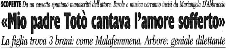 1997 11 21 Corriere della Sera Canzoni intro