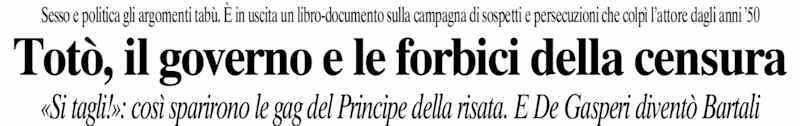 2005 01 28 Corriere della Sera Toto Censura intro