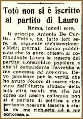La partecipazione di Totò al 'Musichiere', 1 febbraio 1958