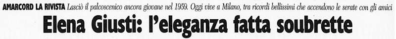 1993 08 04 Corriere della Sera Elena Giusti intro