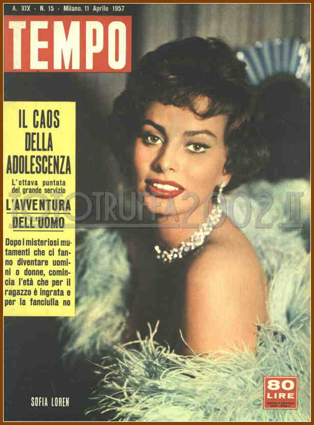 1957 04 11 Tempo Sophia Loren f0