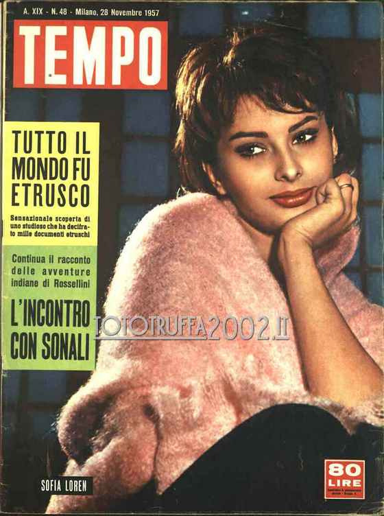 1957 11 28 Tempo Sofia Loren f1
