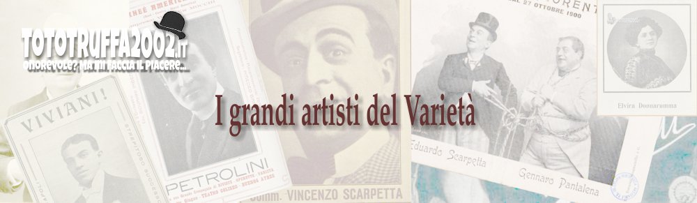 Banner Stampa Artisti Varieta