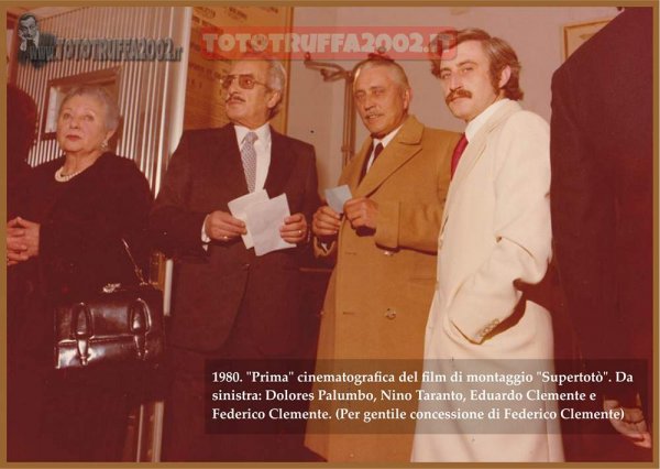 Alcune immagini della prima' del film proiettato a Napoli nel 1980