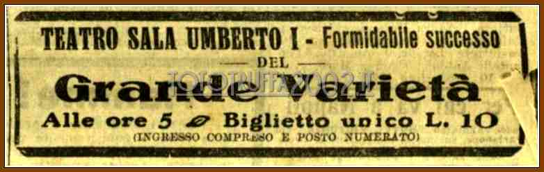 1930 10 057 Il Popolo di Roma Sala Umberto L